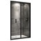 ABBER Sonnenstrand Душевая дверь складная ширина 120 см профиль - черный / стекло - прозрачное 6 мм - фото 258635