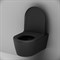 AM.PM Func Унитаз подвесной FlashClean с сиденьем микролифт, черный матовый C8F1701MBSC