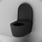 AM.PM Func Унитаз подвесной FlashClean с сиденьем микролифт, черный матовый C8F1700MBSC