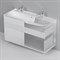 AM.PM Func База под раковину подвесная 2 ящика, 120 см, белый матовый M8FFUX1202WM