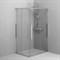 AM.PM Func Душевой ограждение прямоугольное 120х90, без поддона, двери раздвижные, профиль - хром матовый / стекло - прозрачное, 6 мм W84G-403-12090-MТ