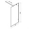 AM.PM X-Joy Душевая перегородка 90x195 см, профиль - хром / стекло - прозрачное, 6 мм W94WI-90-F1-MTE