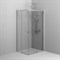 AM.PM X-Joy Душевой ограждение прямоугольное 100х80, без поддона, двери раздвижные, профиль - хром матовый / стекло - прозрачное, 4 / 6 мм W94G-403-10080-MТ