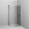 AM.PM X-Joy Душевой ограждение прямоугольное 100х80, без поддона, двери раздвижные, профиль - хром матовый / стекло - прозрачное, 4 / 6 мм W94G-403-10080-MТ