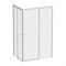 AM.PM X-Joy Душевой ограждение 120х80 прямоугольное, без поддона, двери раздвижные, профиль - хром матовый / стекло - прозрачное, 4 / 6 мм W94G-403-12080-MТ