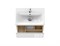 CERSANIT Тумба под раковину подвесная: MODUO SLIM для MODUO SLIM 60, белая SZ-MOD-MO60Sl/Wh