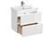 CERSANIT Тумба под раковину подвесная: MODUO SLIM для MODUO SLIM 60, белая SZ-MOD-MO60Sl/Wh