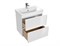CERSANIT Тумба под раковину подвесная: MODUO SLIM для MODUO SLIM 60, белая SZ-MOD-MO60Sl/Wh