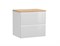 CERSANIT Тумба под раковину под столешницу подвесная: MODUO 60, белая SZ-MOD60-BL/Wh
