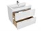 CERSANIT Тумба под раковину подвесная: MODUO для MODUO 80, белая SZ-MOD-MO80/Wh