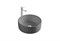 AQUATEK Раковина накладная круглая для установки на столешницу 400*400*165, матовый серый - фото 261103