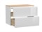 CERSANIT Тумба под раковину под столешницу подвесная: MODUO 80, белая SZ-MOD80-BL/Wh