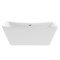 AQUATEK Versa Ванна акриловая,отдельностоящая, в комплекте со сливом и ножками, цвет: белый глянцевый. AQ-4880