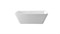 AQUATEK Элегия Ванна акриловая овальная пристенная 1700 * 750 * 580 в комплекте со сливом и ножками, цвет белый - фото 261443