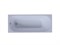 AQUATEK Лугано Ванна пристенная прямоугольная без панелей, каркаса и слив-перелива размер 150x70 см, белый - фото 261710