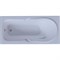 AQUATEK Леда Ванна пристенная прямоугольная без гидромассажа с фронтальной панелью с каркасом (разборный) со слив-переливом (слева)  размер 170x80 см, белый - фото 261899