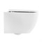 BELBAGNO Alpina Унитаз подвесной безободковый с сиденьем дюропласт soft close, белый BB10100CHR/SC