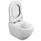 CERSANIT Brasko Подвесной унитаз безободковый с сиденьем микролифт, белый A64824
