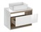 CERSANIT Тумба под раковину подвесная LOUNA 80 со столешницей, белый SZ-LOU80-BL/Wh