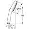 GROHE Tempesta Cube 110 Ручной душ, 2 режима струи, хром GROHE-26746003