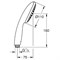 GROHE Tempesta 110 Ручной душ, 1 режим струи, 16.6 л/мин, хром GROHE-27852003