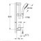 GROHE Tempesta Cube 110 Душевой набор , 3 режима струи, 13,5 л/мин, штанга 600 мм, хром GROHE-27929003