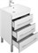 AQUANET Комплект мебели напольный для ванной Верона 58 белый (напольный 3 ящика) AQUANET-287656