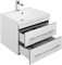 AQUANET Комплект мебели подвесной для ванной Верона 58 белый (подвесной 2 ящика) AQUANET-287651