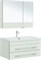 AQUANET Комплект мебели подвесной для ванной Верона 90 белый (подвесной 2 ящика) AQUANET-287653