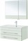 AQUANET Комплект мебели подвесной для ванной Верона 90 белый (подвесной 2 ящика) AQUANET-287653