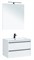 AQUANET Мебель для ванной подвесная Lino 80 белый матовый - фото 263787