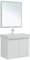 AQUANET Мебель для ванной подвесная / напольная Nova Lite 75 белый глянец (2 дверцы) AQUANET-302535