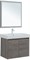 AQUANET Мебель для ванной подвесная / напольная Nova Lite 75 дуб рошелье (2 дверцы) - фото 263916