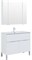 AQUANET Мебель для ванной напольная напольнаяАлвита New 100 1 ящик, 2 дверцы, белый матовый AQUANET-274184
