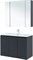 AQUANET Мебель для ванной подвесная Алвита New 100 3 дверцы, антрацит AQUANET-273986