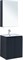 AQUANET Мебель для ванной подвесная Алвита New 60 2 дверцы, антрацит - фото 264241
