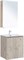 AQUANET Мебель для ванной подвесная Алвита New 60 2 дверцы, дуб веллингтон белый - фото 264263