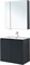 AQUANET Мебель для ванной подвесная Алвита New 80 2 дверцы, антрацит AQUANET-274212