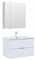 AQUANET Мебель для ванной подвесная Алвита New 80 2 ящика, белый матовый - фото 264444