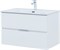 AQUANET Мебель для ванной подвесная Алвита New 80 2 ящика, белый матовый AQUANET-274206