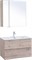 AQUANET Мебель для ванной подвесная Алвита New 80 2 ящика, дуб веллингтон белый - фото 264456