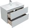 AQUANET Мебель для ванной подвесная Алвита New 80 2 ящика, серый AQUANET-274204