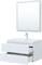 AQUANET Мебель для ванной подвесная Беркли 80 белый глянец (2 ящика) AQUANET-306360