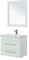 AQUANET Мебель для ванной подвесная / напольная Бостон М 80 белый (ручки золото, раковина Бостон) AQUANET-281193