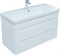 AQUANET Мебель для ванной подвесная София 105 белый глянец (2 ящика) AQUANET-274193