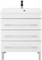 AQUANET Тумба с раковиной Верона 75 белый (напольная 3 ящика) AQUANET-287671