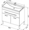 AQUANET Тумба с раковиной Верона 90 белый (напольная 1 ящик 2 дверцы) AQUANET-287673
