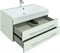 AQUANET Тумба с раковиной Верона 90 белый (подвесная 2 ящика) AQUANET-287675