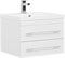 AQUANET Тумба с раковиной подвесная Нота 58 белый AQUANET-287706