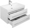 AQUANET Тумба с раковиной Нота подвесная 75 белый AQUANET-287707